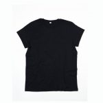 Tee-shirt noir promotionnel personnalisable publicitaire