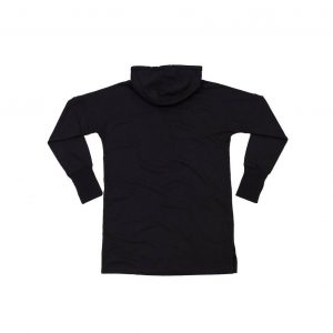 Robe sweat noir promotionnel personnalisable publicitaire