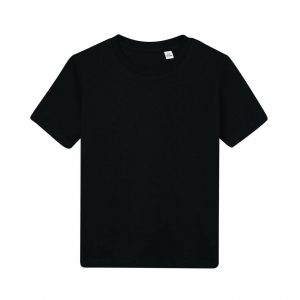 Tee-shirt enfant noir promotionnel personnalisable publicitaire