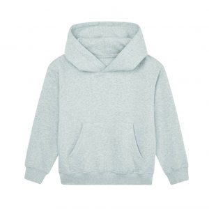 Sweat à capuche enfant gris promotionnel personnalisable publicitaire