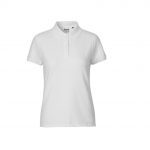 Polo blanc promotionnel personnalisable publicitaire