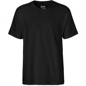 Tee-shirt noir promotionnel personnalisable publicitaire