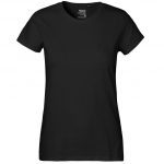 Tee-shirt noir promotionnel personnalisable publicitaire