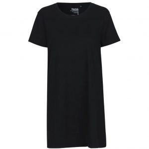 Tee-shirt robe noir promotionnel personnalisable publicitaire