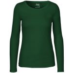 Tee-shirt manches longues vert promotionnel personnalisable publicitaire