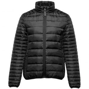 Doudoune noir promotionnel personnalisable publicitaire