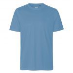 Tee-shirt bleu promotionnel personnalisable publicitaire