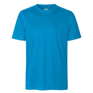 Tee-shirt bleu promotionnel personnalisable publicitaire