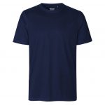 Tee-shirt bleu marine promotionnel personnalisable publicitaire