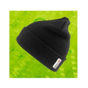 Bonnet noir promotionnel personnalisable publicitaire