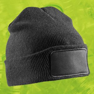 Bonnet noir promotionnel personnalisable publicitaire