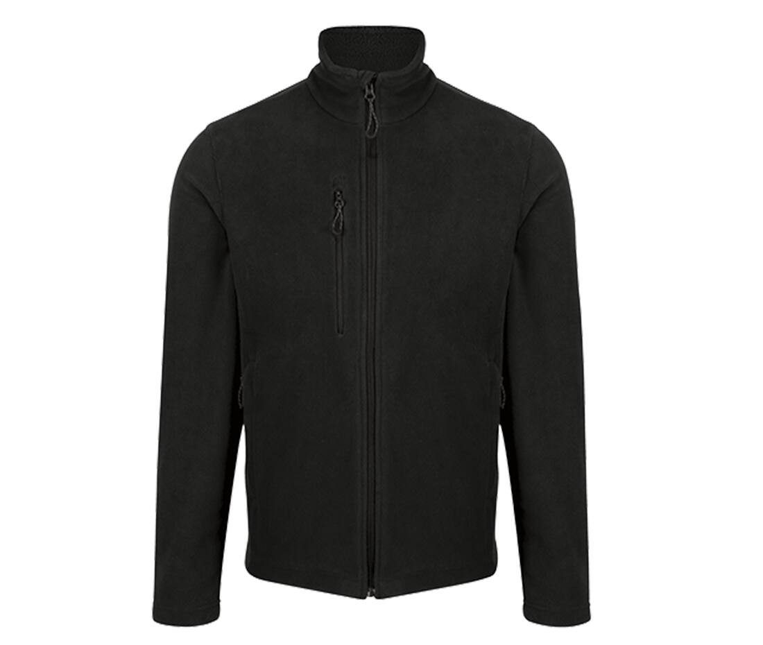 Veste micropolaire homme noir promotionnel personnalisable publicitaire