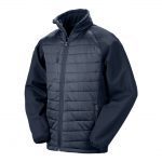 Veste bi matière bleu promotionnel personnalisable publicitaire