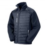 Veste bi matière gris promotionnel personnalisable publicitaire