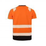 Tee-shirt de sécurité orange promotionnel personnalisable publicitaire