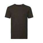 tee-shirt marron foncé promotionnel personnalisable publicitaire
