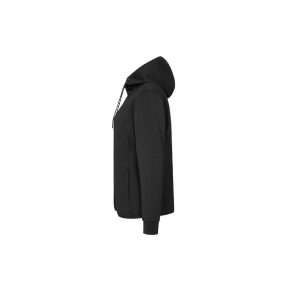 Veste à capuche noire promotionnel personnalisable publicitaire