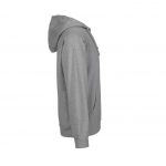 Sweat à capuche unisexe gris promotionnel personnalisable publicitaire