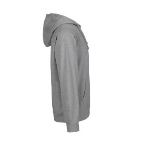 Sweat à capuche unisexe gris promotionnel personnalisable publicitaire