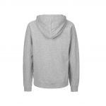 Sweat à capuche zippée gris promotionnel personnalisable publicitaire