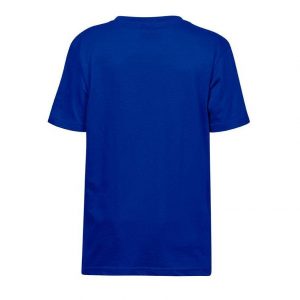 Tee-shirt bleu personnalisé publicitaire