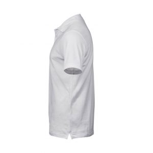 Polo blanc personnalisé publicitaire