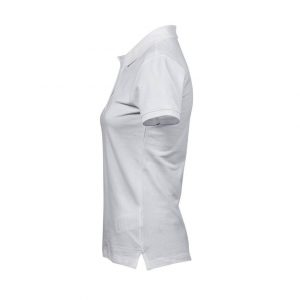Polo blanc personnalisé publicitaire