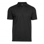 Polo noir personnalisé publicitaire