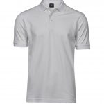 Polo blanc personnalisé publicitaire