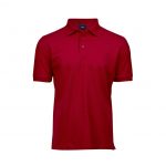 Polo rouge personnalisé publicitaire