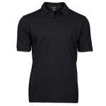 Polo noir personnalisé publicitaire