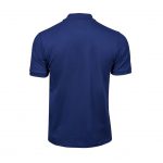 Polo bleu personnalisé publicitaire