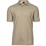 Polo beige personnalisé publicitaire