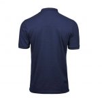 Polo bleu personnalisé publicitaire