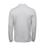 Polo manches longues blanc personnalisé