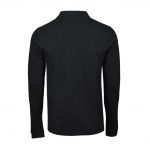 Polo manches longues noir personnalisé
