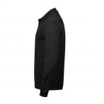 Polo manches longues noir personnalisé