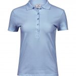 Polo bleu personnalisé