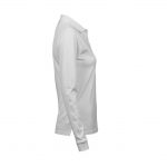 Polo manches longues blanc personnalisé