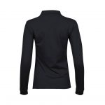 Polo manches longues noir personnalisé