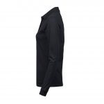 Polo manches longues noir personnalisé