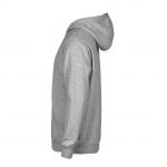 Sweat capuche gris personnalisé