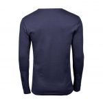 Tee-shirt manches longues bleu personnalisé