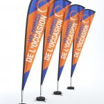 Beach flag personnalisé