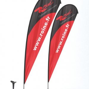 Beach flag personnalisé