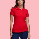 Polo rouge personnalisé