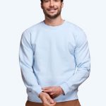 Sweat bleu personnalisé