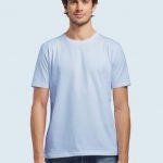 Tee-shirt bleu personnalisé