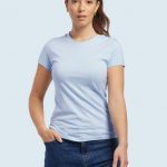 Tee-shirt bleu personnalisé