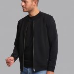 Blouson style Teddy noir personnalisé